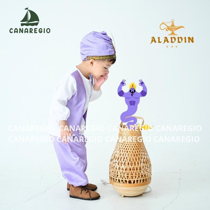 Kostum Aladin Prince Aladdin Putri Yasmine/ Anak Laki Laki / Aladin Disney