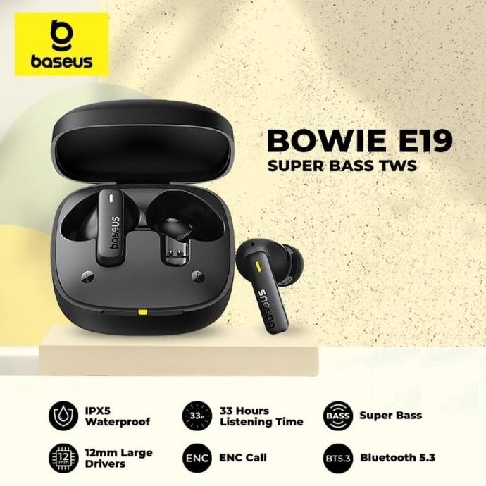 Baseus E19 Tws Enc Mic True Wireless Earbuds Ipx5