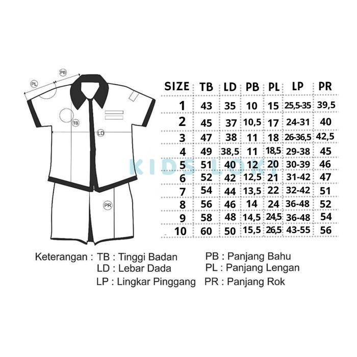 Baju Profesi Anak Seragam Tni Au Wanita Anak Baju Karnafal Kostum Anak