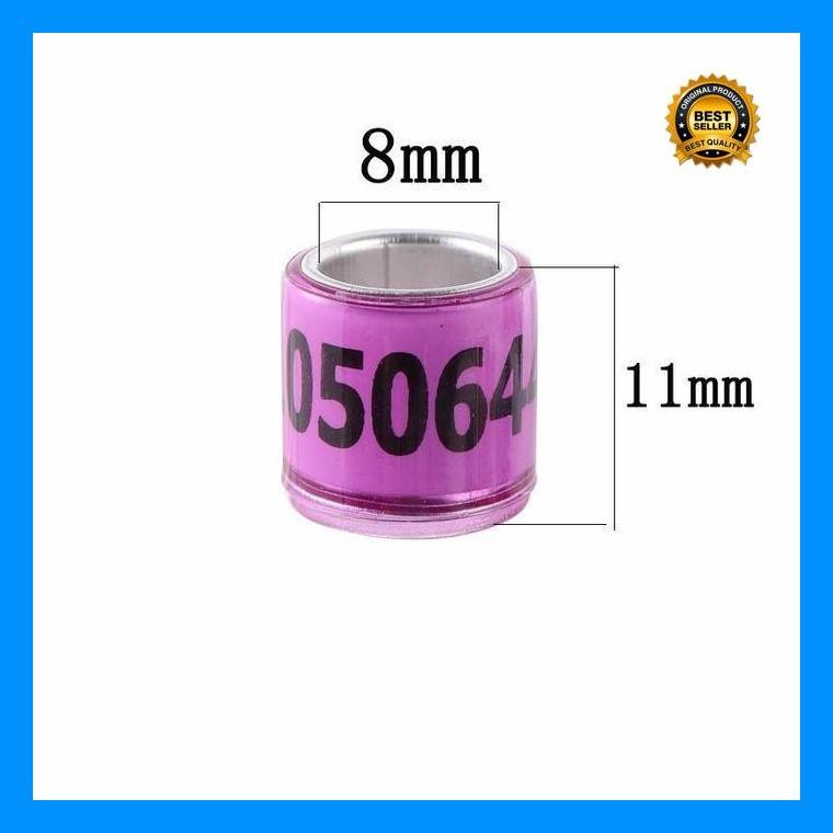 [Cod] - 1 Ring Merpati Import Asli 2023 - Cincin Merpati Cincin Burung Dara Perkutut Import Tahun 20