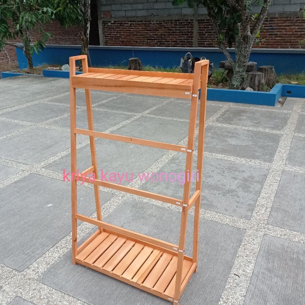 Rak Tangga Kayu ladder hanger/ Rak mukena minimalis