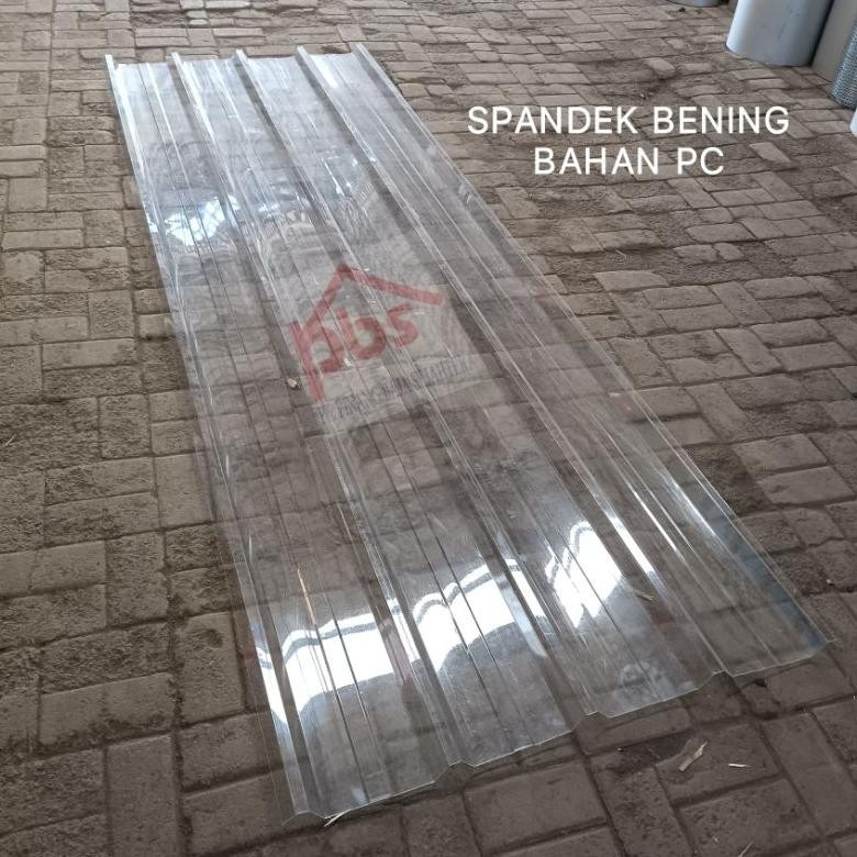 SPANDEK BENING TRANSPARAN /ATAP TRANSCLEAR/ EXCELTECH BAHAN POLYCARBONATE