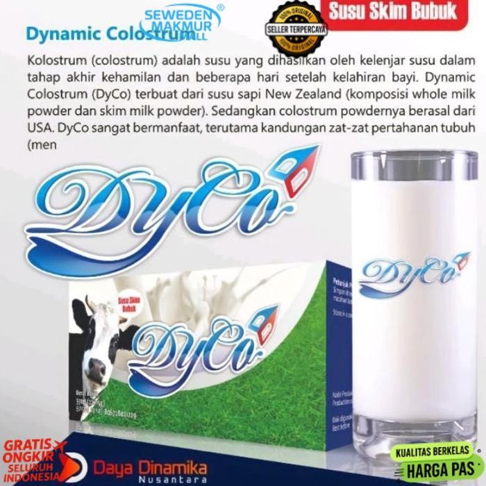 Premium Dynamic Colostrum Susu Dyco Kolostrum -  Dyco Susu Colostrum 30 Sachet Original Jaminan Mutu