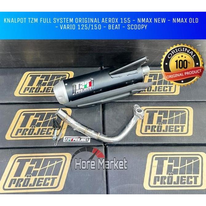 KNALPOT TZM PROJECT AEROX 155 VARIO OLD NEW BEAT NMAX PCX 150 160 Motocycle Original