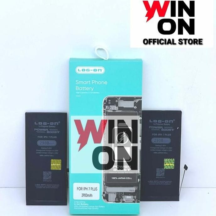 Win On - Baterai Iphone 7 Plus/ Batre Iphone 7+ Double Power Log On