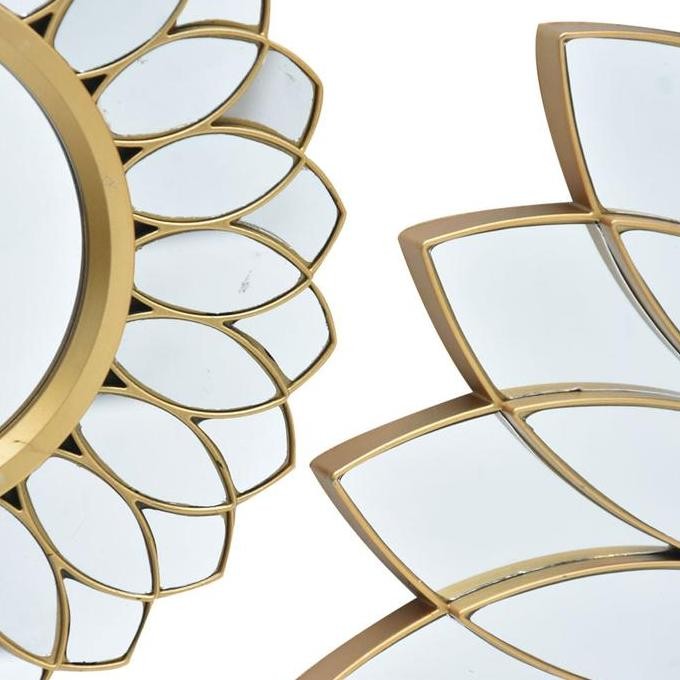 INFORMA HIASAN DINDING SET 5 PCS KM35 - GOLD