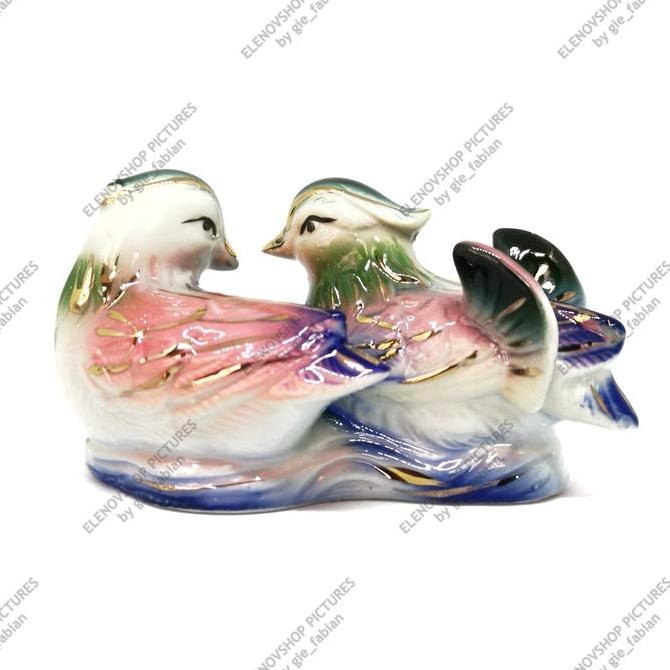 Bebek Mandarin Keramik - Bebek Yen Yang - Mandarin Duck FS091606