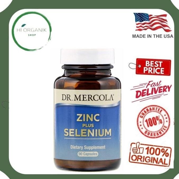 Dr Mercola Zinc Plus Selenium 90 Caps Multivitamin - Immune Support Original