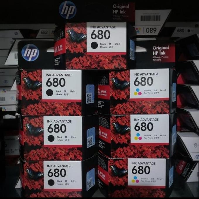 DB55>> paketan tinta 680 black Dan colour