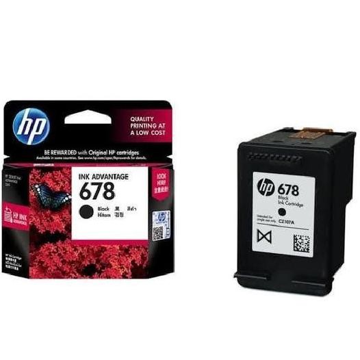 DR62>> HP Tinta Cartridge 678 Black & 678 Colour Original untuk Printer HP Deskjet Ink Advantage 101