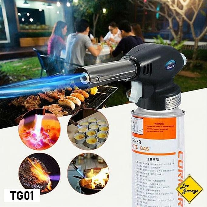 Blow Torch Gas Flame Gun Alat Las Portable Kepala Las Gas LPG