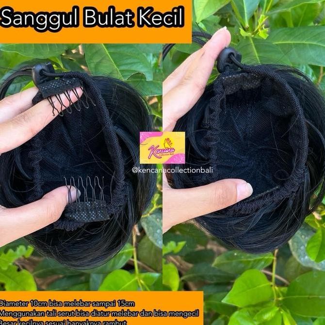 Sanggul Bulat Kecil/Sanggul Bulat Anak/Cepolan Rambut