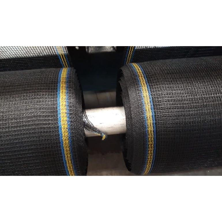 SENHA waring RK.waring anti geser.waring double.waring hitam Roll(100m x 1,2m)