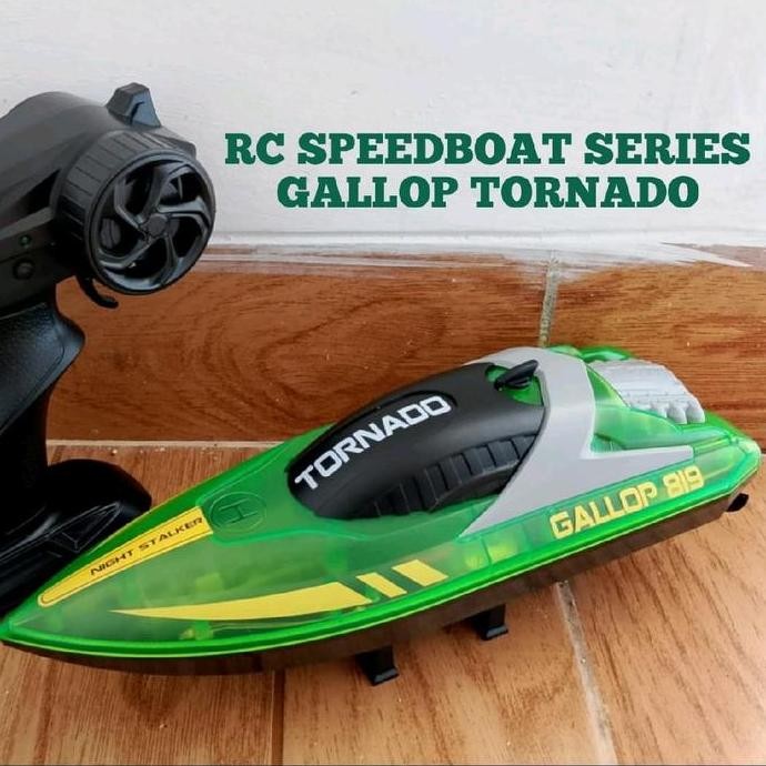 Rc Speedboat Remote Control Mainan Kapal Pengendali Jarak Jauh Lengkap Siap Pakai Kontrol Toys Gallo