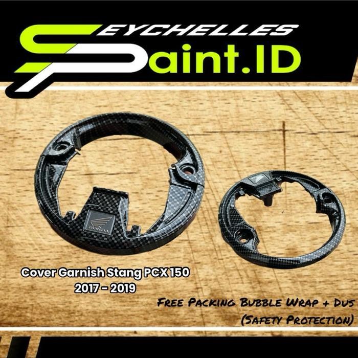 Cover Carbon Garnish Handle Stang PCX 150 160 Motif Kevlar Original