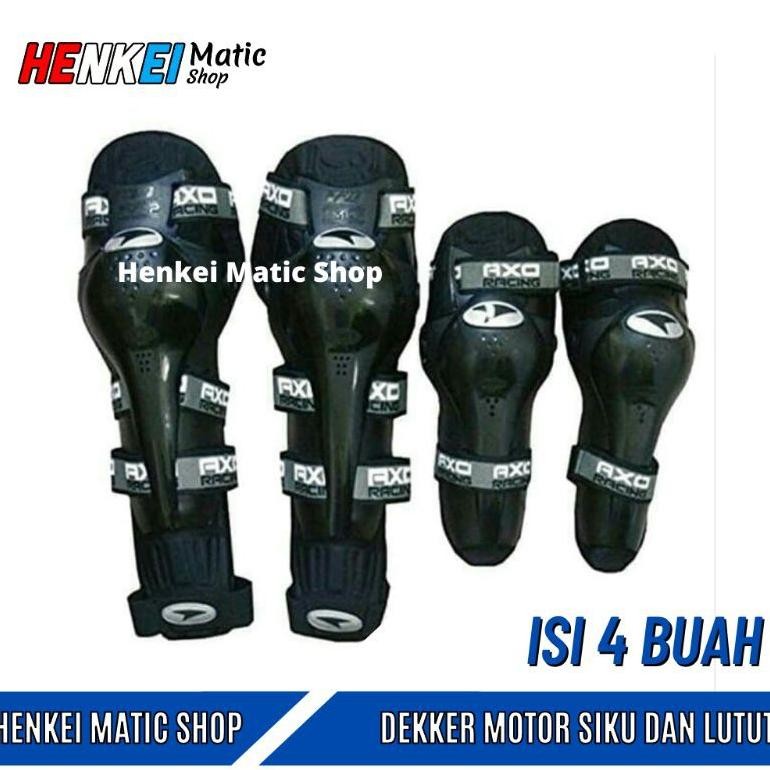 AXO Deker Lutut Motor - Pengaman Lutut Motor - Dekker Decker Protektor Pelindung Lutut Siku Motor