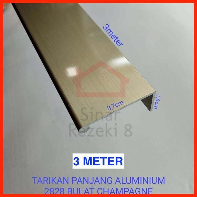 Promo Handle Tarikan 2828 Profil Aluminium Laci Pintu Lemari Minimalis Dapur COD