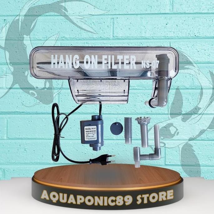 Filter Gantung Aquarium Nikita Star NS 07 Untuk Aquascape Atau Akuarium Sedang Dan Besar Aksesoris P