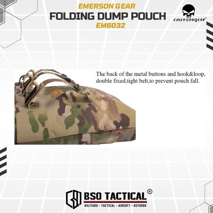 Emerson Gear Tactical Dump Pouch Emerson Bag 1000D Cordura Em6032 Multifungsi