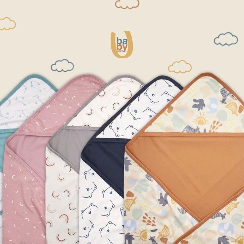 Hoodie Blanket Selimut Topi Bayi Lembut Yobo by BabyU