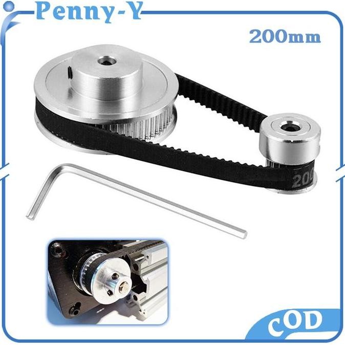 2GT Pulley Timing Belt 200mm Timing Belt Pulley 60 Gigi 20 Gigi Lebar TERBAIK