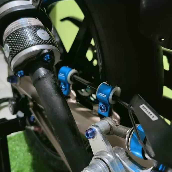 Breket Selang Rem Belakang Ngrt Kawasaki Ninja Rr