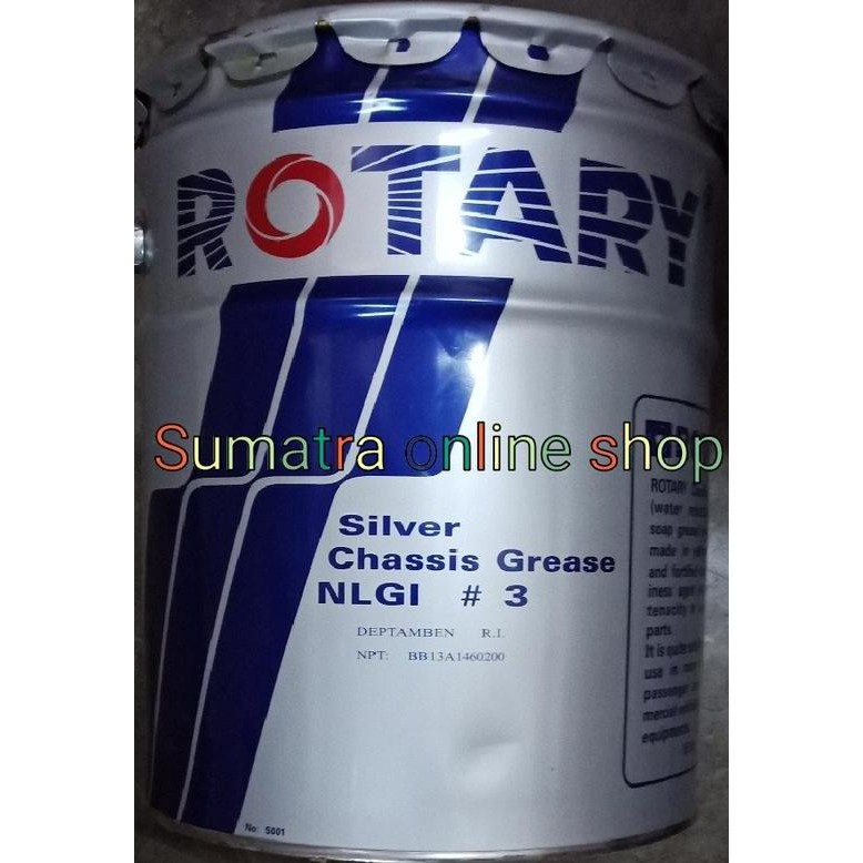 Gemuk / Grease -Rotary-15Kg-Silver Chassis Grease Nlgi #3