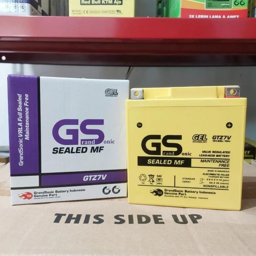 Aki Motor Nmax Old, Aerox 155 Old, Lexi 125 GS GTZ7V Aki Kering Gel Original Yamaha