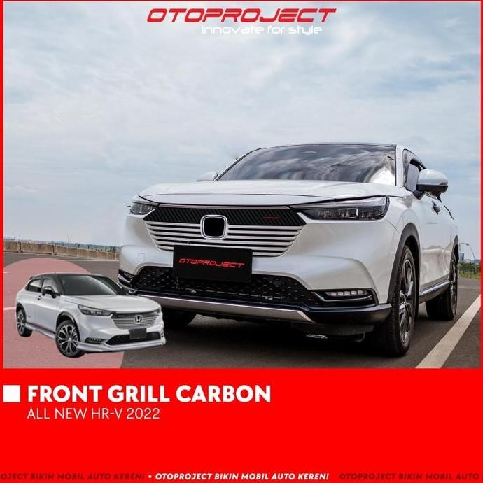 Otoproject - Front Grill A.N Hrv 2022 Mugen Carbon | Grill Depan Hrv 2022