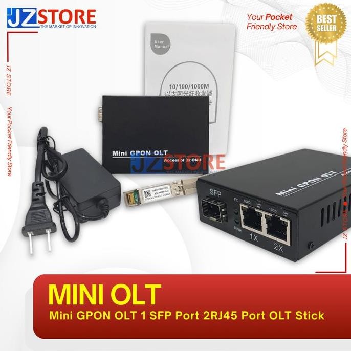 Mini GPON OLT 1 SFP Port 2RJ45 Port OLT Stick