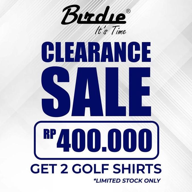 Baju Golf Shirt Series Original Birdie