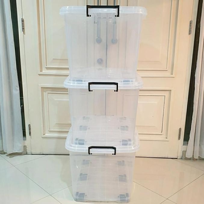 Container/ Storage Box Ezy Cb 130 L Pure/Bening/Transparan Vindo Biggy