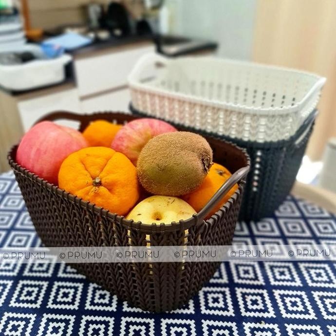 Keranjang Plastik Serbaguna - Tempat Penyimpanan - Keranjang Penyimpan