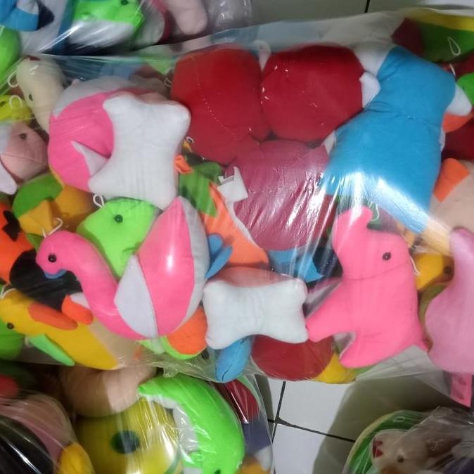 Boneka Mesin Capit 1 Bal isi 100 Pcs