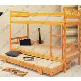 Ranjang kayu ramin susun tingkat + sorong bandung BPK WAWAN SERANG