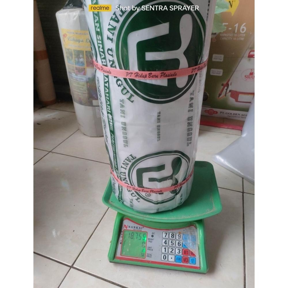 LEGOLANT- Plastik Mulsa Bell 120 Cm 60 Cm 17 Kg Mulsa Bell Merah Hijau Tebal 0.325 Mikron