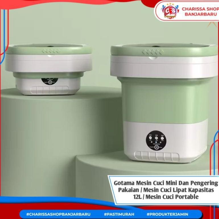 LEGOLANT- Gotama Mesin Cuci Mini Dan Pengering Pakaian / Mesin Cuci Lipat Kapasitas 12L / Mesin Cuci