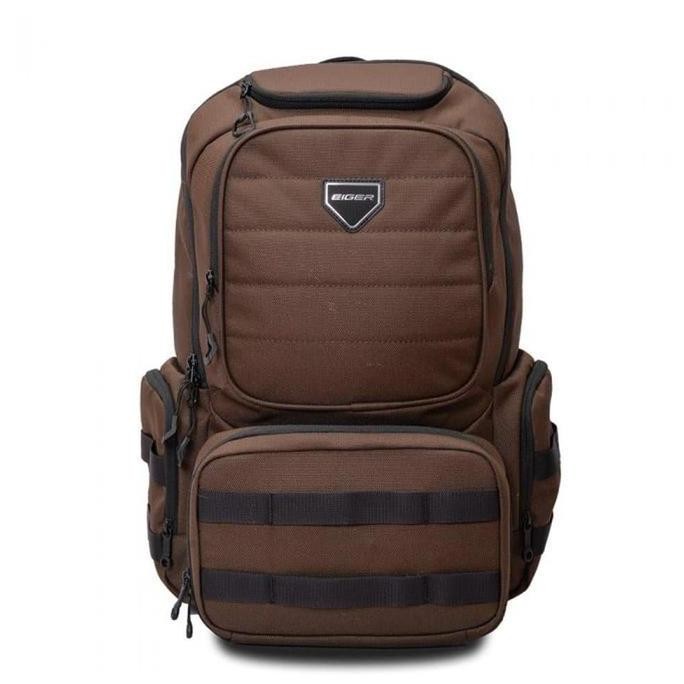 TERBARU Tas Ransel Eiger 2596 Riding Strike 1.1 Laptop Backpack 23L - Brown