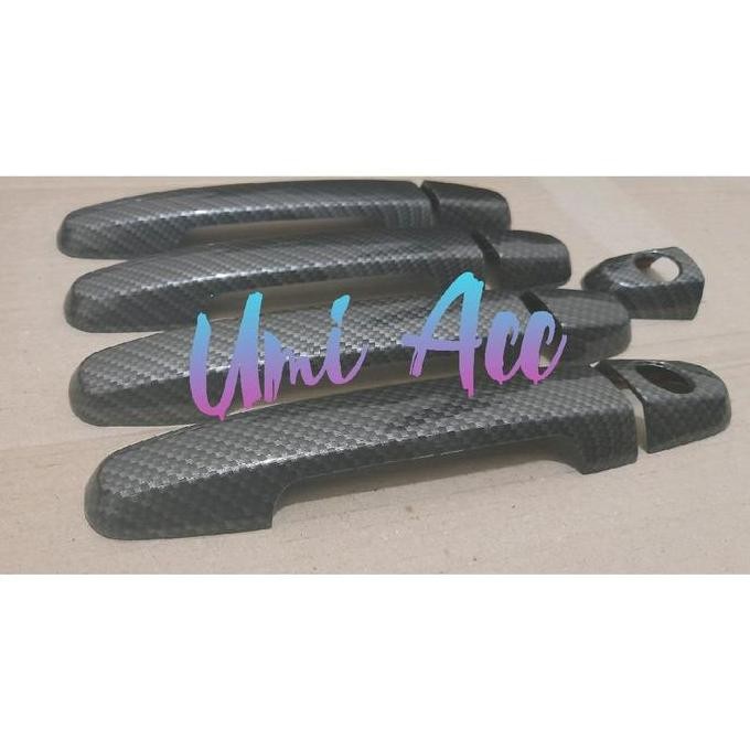 Cover Handle Pintu Vios Lama Gen 1 Gen 2 Gen 3 Carbon Car