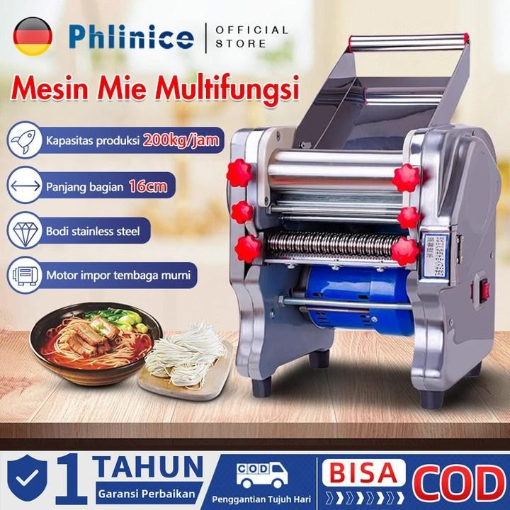 Mesin Mie Rumah/Komersial Multifungsi 550W Electric Noodle Cutter/Electric Noodle Machine Otomatis N
