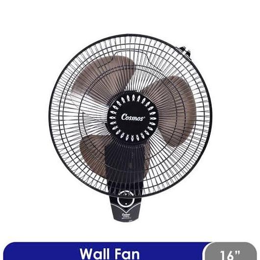 KIPAS ANGIN DINDING COSMOS 16 INCH HITAM BLACK COSMOS 16" FORSALE