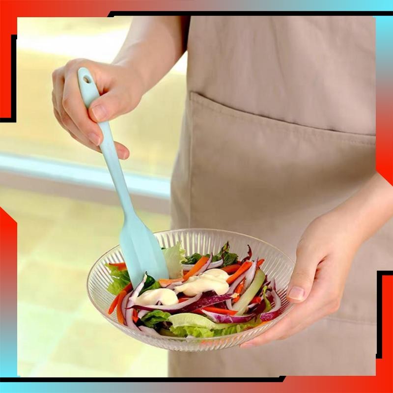 Terbaik Spatula set silikon isi 3 pcs/Alat baking 1 set isi 3 pcs/Alat masak scraper kuas silicone -