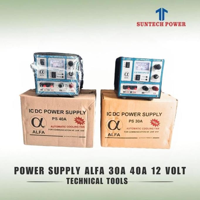 HARGA DISC - Power Supply Alfa 30 Ampere 40 Ampere 12 volt Rig