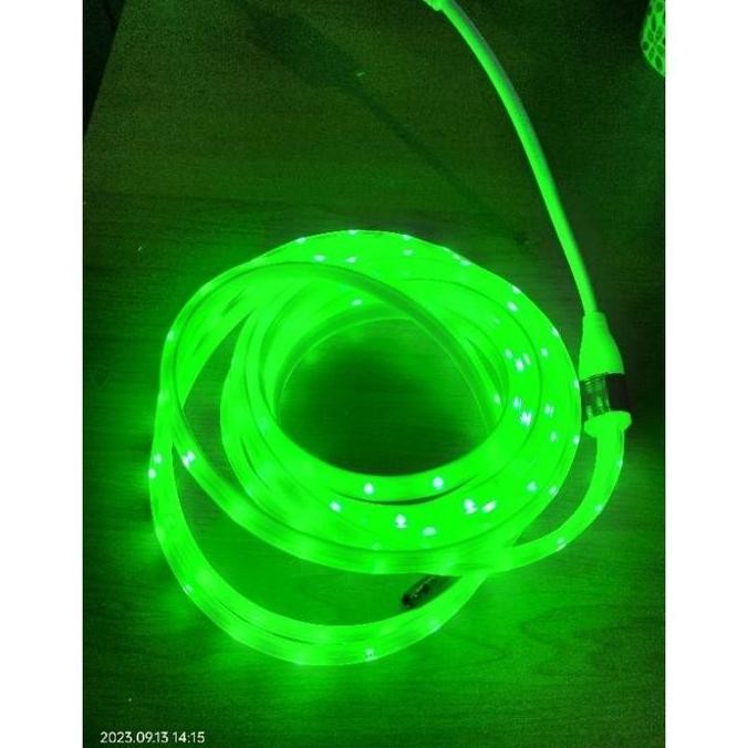 New New LAMPU LED STRIP SELANG 5050 120mata led  AC 220V PERMETERAN OUTOOR DAN INDOOR 6M-10M Meteran