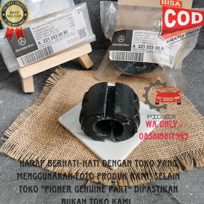 DB109 }} KARET STABIL DEPAN MERCEDES W221 S300 S350 S500 STABILIZER BAR W221