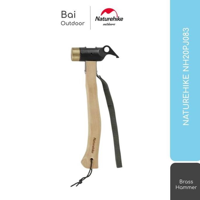 Camping Hammer Naturehike Nh20Pj083 Palu Pasak Tenda Camping