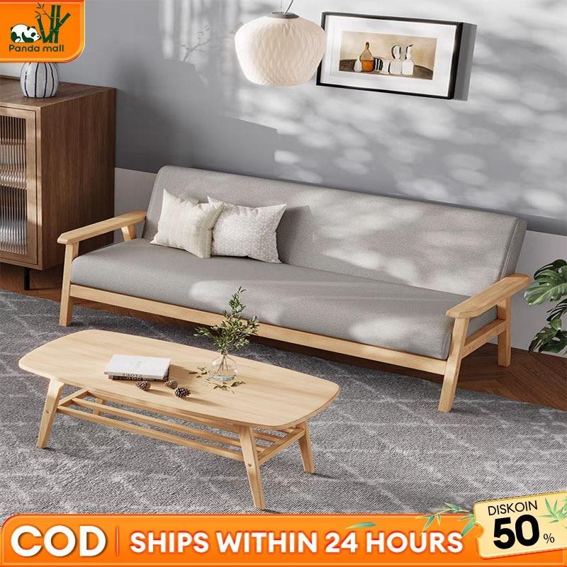 Sofa Ruang Tamu Sofa Santai Sofa Bed 3/2/1 Sofa Empuk Solid Kursi Ruang Kursi Sofa Kain Jepang