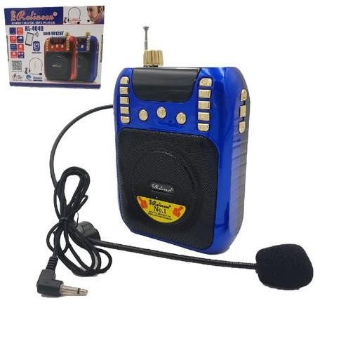 DF254>> SPEAKER Pinggang Mini FLECO F-552 MICROPHONE PENGERAS SUARA PORTABLE