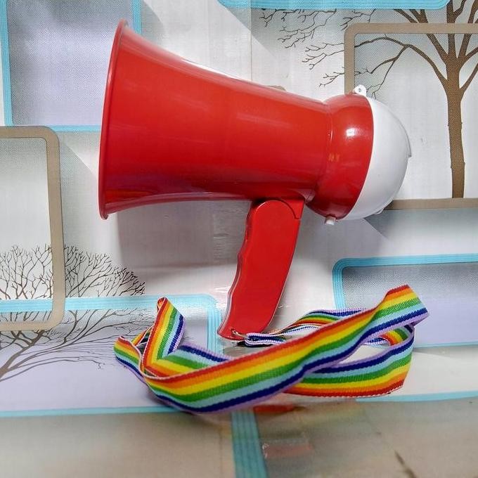 DF174>> PENGERAS SUARA TOA / MEGAPHONE FLECO HW-1R RECHARGEABLE BISA UNTUK REKAM SUARA DAN SUDAH DIL