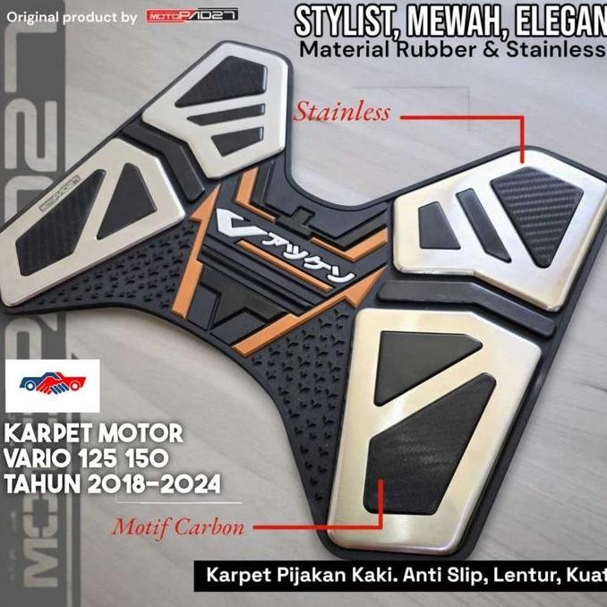 karpet motor NEW VARIO 125 150 cc tahun 2024-2015 MP27 V3